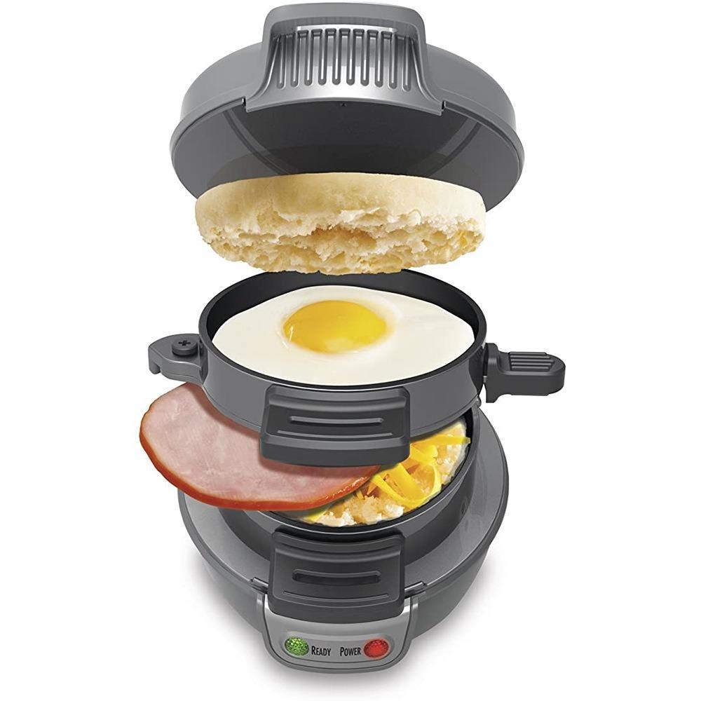 

Portable 220V 110V Multifunctional Burger Machine Non Stick Plates Electric Mini Breakfast Maker Sandwich Maker US Plug EU Plug US Plug