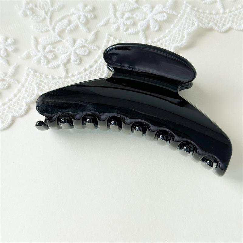 High-end Glossy Small Fan-shaped Hair Clips with Simple and Elegant Style - Hair Clips for Retro Updos - Shark Clips