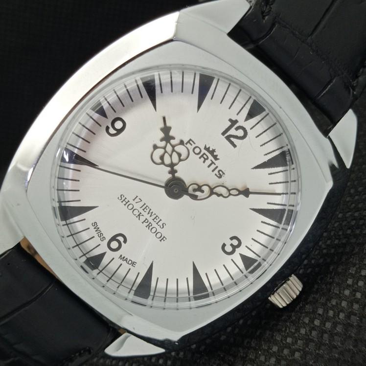 

ВОССТАНОВЛЕННЫЕ ШВЕЙЦАРСКИЕ МУЖСКИЕ НАРУЧНЫЕ ЧАСЫ FORTIS WINDING СЕРЕБРЯНЫЙ ЦИФЕРБЛАТ 622b-a416683-2 lot622b-a416683