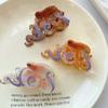 Sweet Acetic Acid Hair Claw Acrylic Squid Hair Claw Hair Accessories Oyster Shark Clip Daily