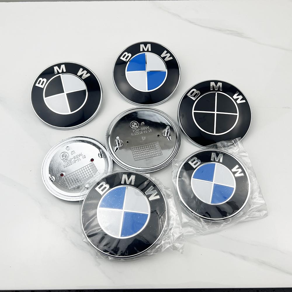 2 Stück 74mm 82mm Fahrzeug Front Heck Logo Dekorative Gehäuse Kit Für BMW E61 F90 F07 F11 F18 Serie