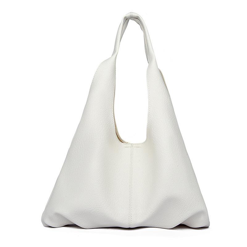 Sac fourre-tout portable mode pour les trajets quotidiens, style rétro européen et américain pour femmes, sac niche haut de gamme à bandoulière unique, sac d'aisselle texturé