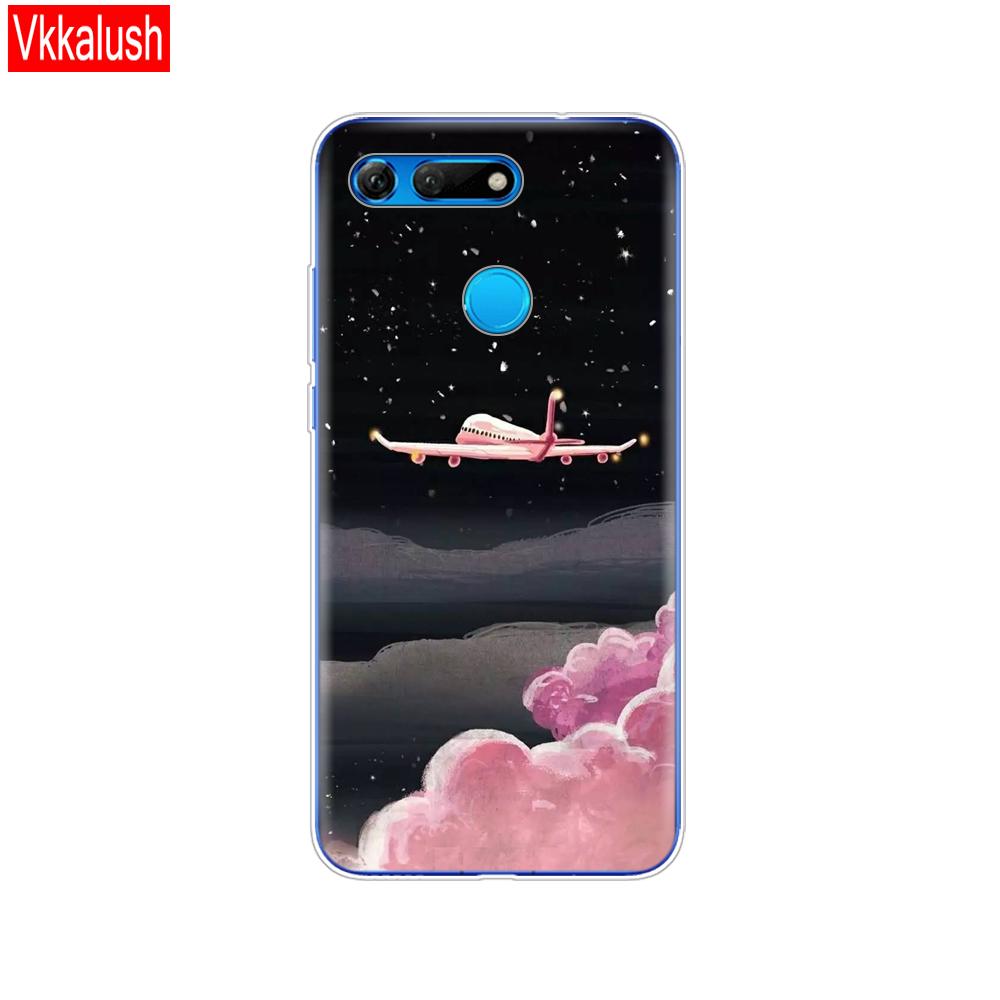 Silikonhülle für Huawei Honor View 20 V20 Hülle TPU Funda Weiche Silikonhülle für Honor V20 Capa Niedliches Tiermuster