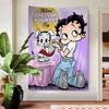 BBettyS Boop Colorful Tapestry Wall Hanging Hanging Tarot Hippie Wall Rugs Dorm Wall Art Decor