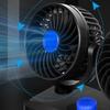 Universal Cooling Fan for Dashboard Home Outdoor Vehicle Desktop Fans Low Noise 360° Rotatable DualFan Car SUV RVs Truck