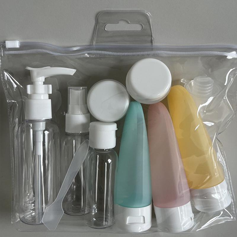 Perfume Bottle Set Refillable Spray Lotion Shampoo Shower Tube Bottling Refill Cosmetic Travel Liquid Container Portable Tool