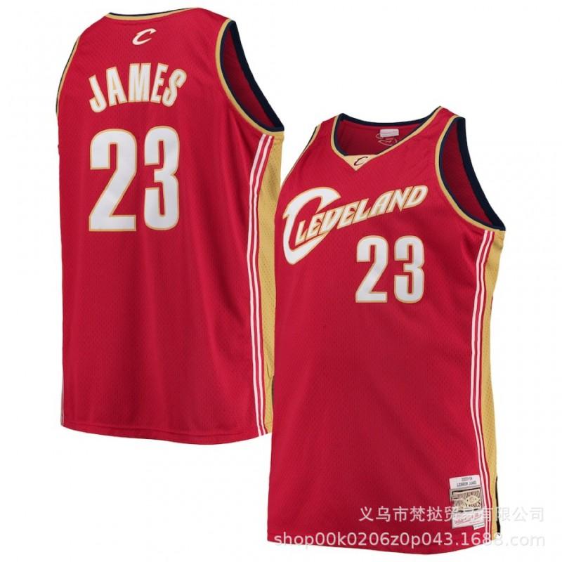 Cleveland Cavaliers Basketball Jersey Men Women Custom Stitched NBA Fan Wear Short Sleeve Cotton V-Neck Sportswear