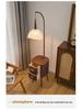 American Retro Style Floor Lamp with Drawer and Side Table for Living Rooms and Bedrooms