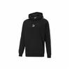 Men's Casual Color-Blocked Pullover Hoodie In Black