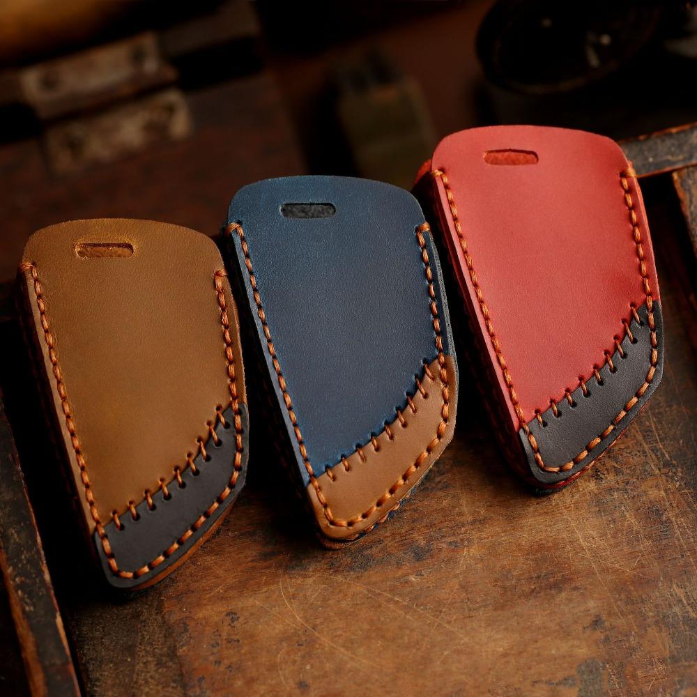 For BMW Key Case Handmade for X1 525Li Blade 5 Series 7 Series X3 Car Key Cover Premium Leather