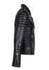Lambskin Soft Stylish Men Jacket Black Genuine Lambskin Real Leather Handmade