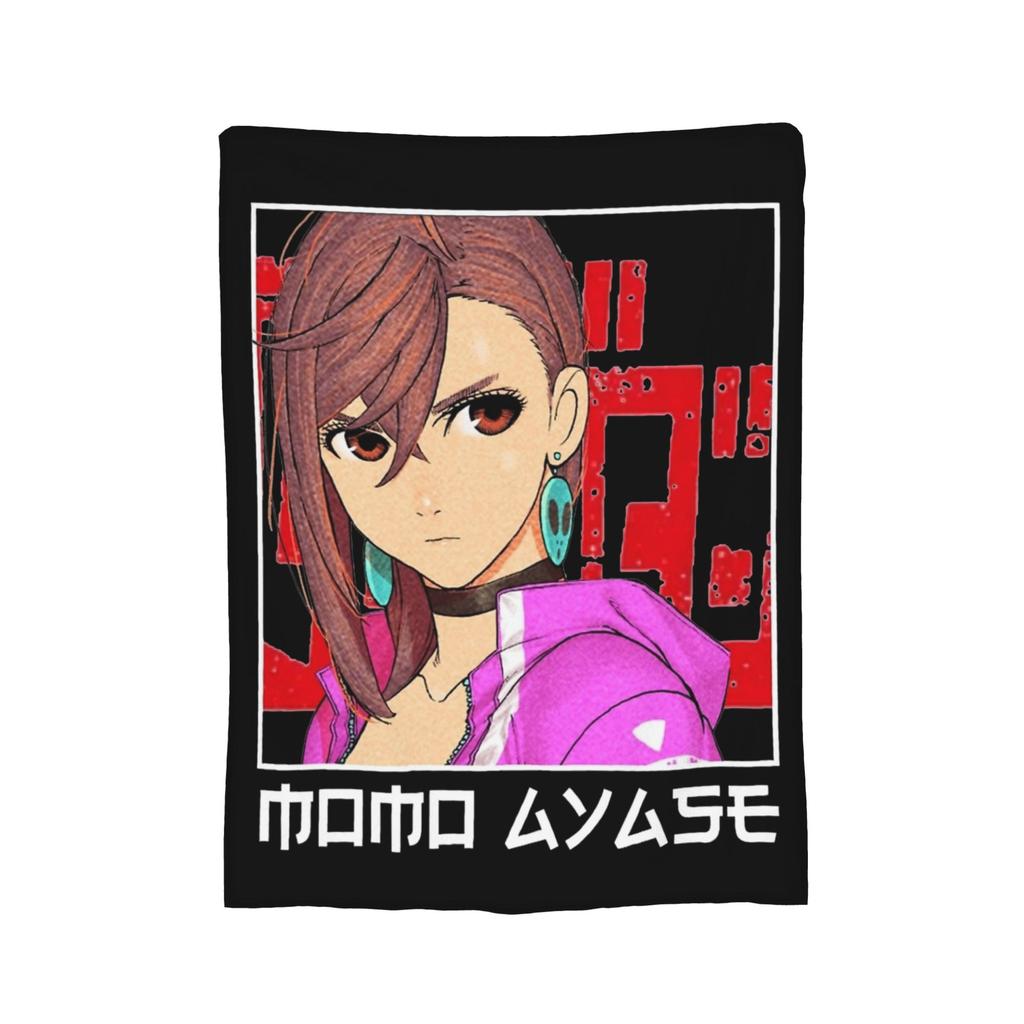 Anime Okarun Dandadan Flannel Blanket Awesome Throw Blankets for Sofa Bedding Lounge 125*100cm Quilt,