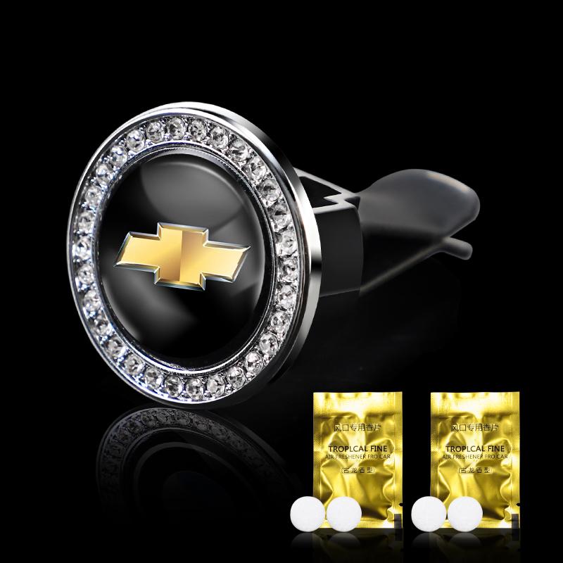 Car Vent Air Freshener Aromatherapy Solid Perfume Diffuser For Chevrolet Spark Captiva Cruze Malibu Equinox Trax Camaro Blazer