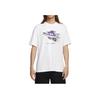 Nike Alphabet Print Pullover Skateboard Short Sleeve T-Shirt With Drop Shoulders Men Tops White FJ1138-100
