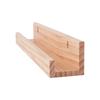 Phonograph Record Holder Pine Wood Wall Mount Storage Rack Phonograph Albums Storage Organizer Book