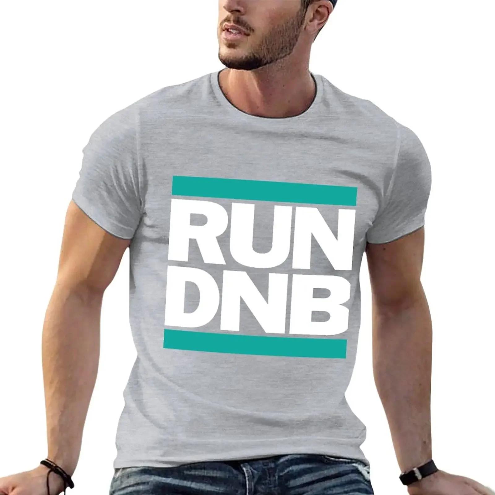 

RUN DNB TShirt kawaii clothes for a boy heavyweights mens graphic tshirts hip hop S