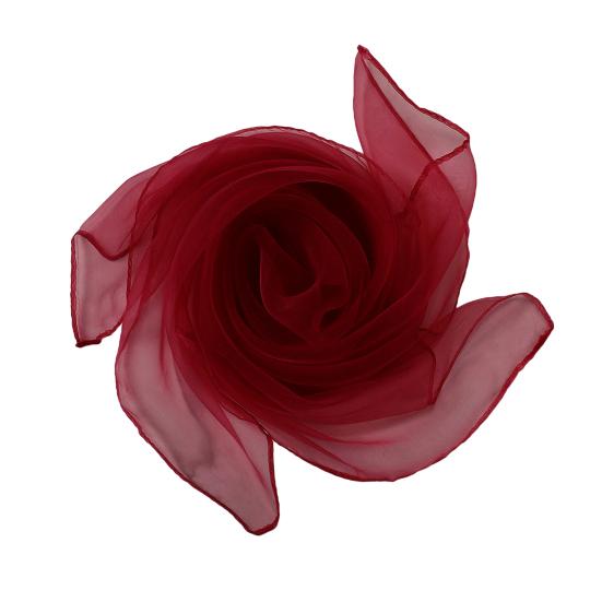 60cm Silky Scarf Washable Reusable Bright Color Portable Foldable Faux Silk Scarf Bags Wallets DIY Accessories