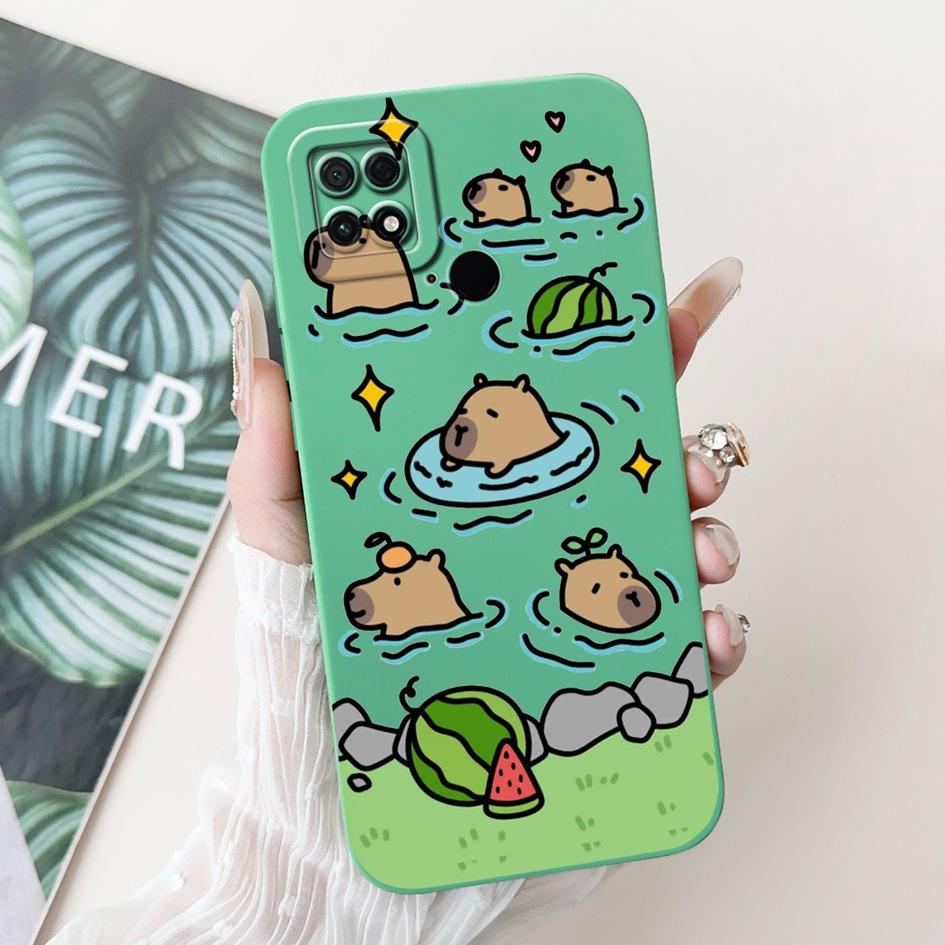 For Xiaomi Poco C40 Case 220333QPG Fashion Daisy Flower Graffiti Soft Silicone Shockproof Back Cover For Poco C40 PocoC40 Bumper