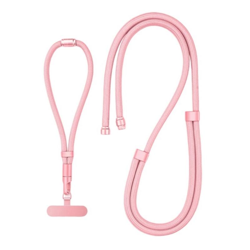 Strong Wristband Multifunction Adjustable Phone Neck Strap with Not Loss Locking Clip Upgrades Strap for Mobile Devices