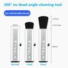 Car Sticker 2025 New Tesla Car Interior Cleaning Brush Portable Retractable Soft Hair Cleaner For Tesla Model Y S X 3 Roadster P