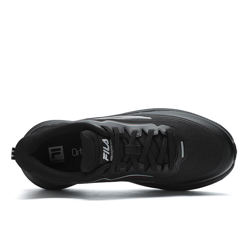 New FILA Durable Breathable Low Top Running Shoes Women's Black A12W441117FBK