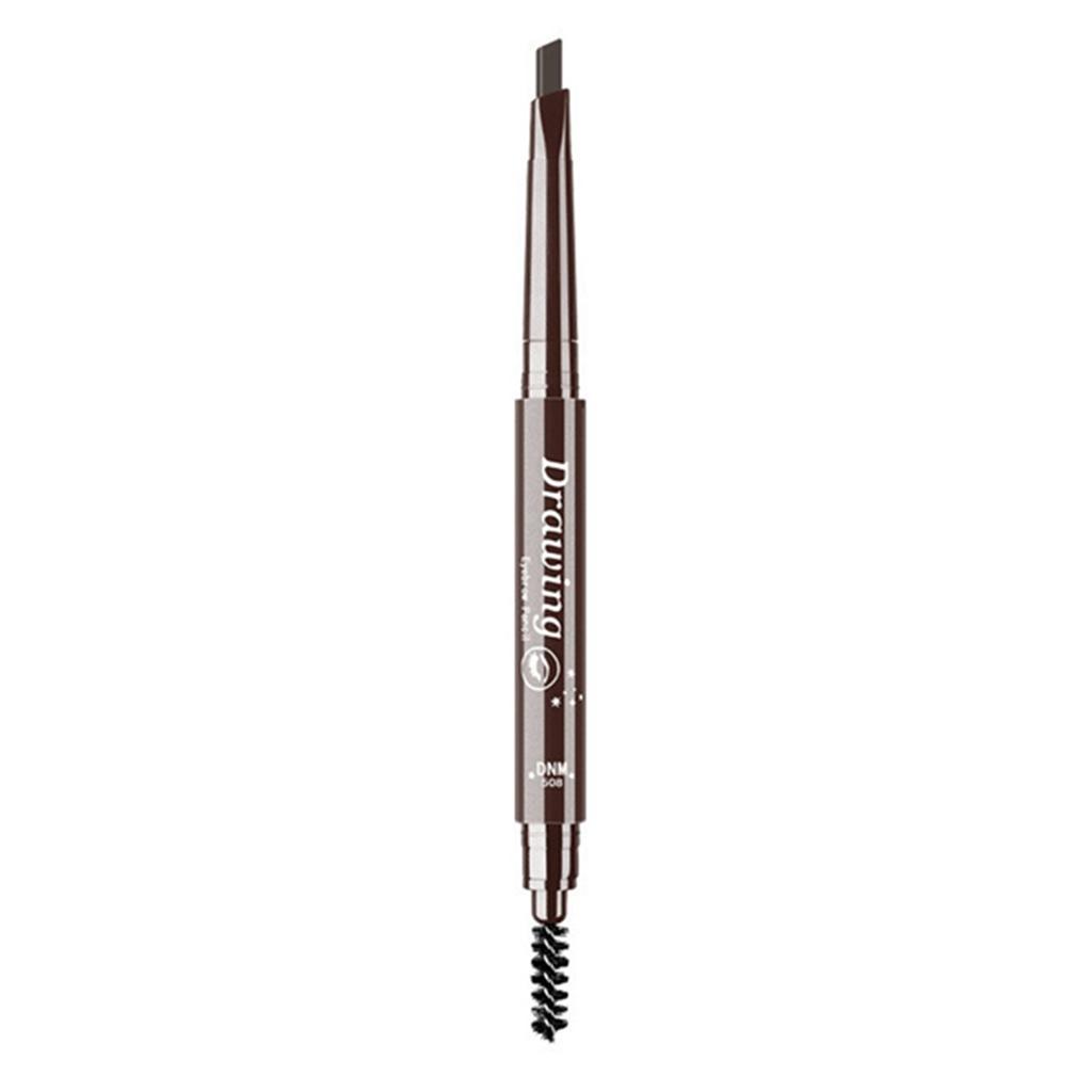 -Headed Hard Brow Pen And Sweat-proof Automatic Rotating Brow Pen