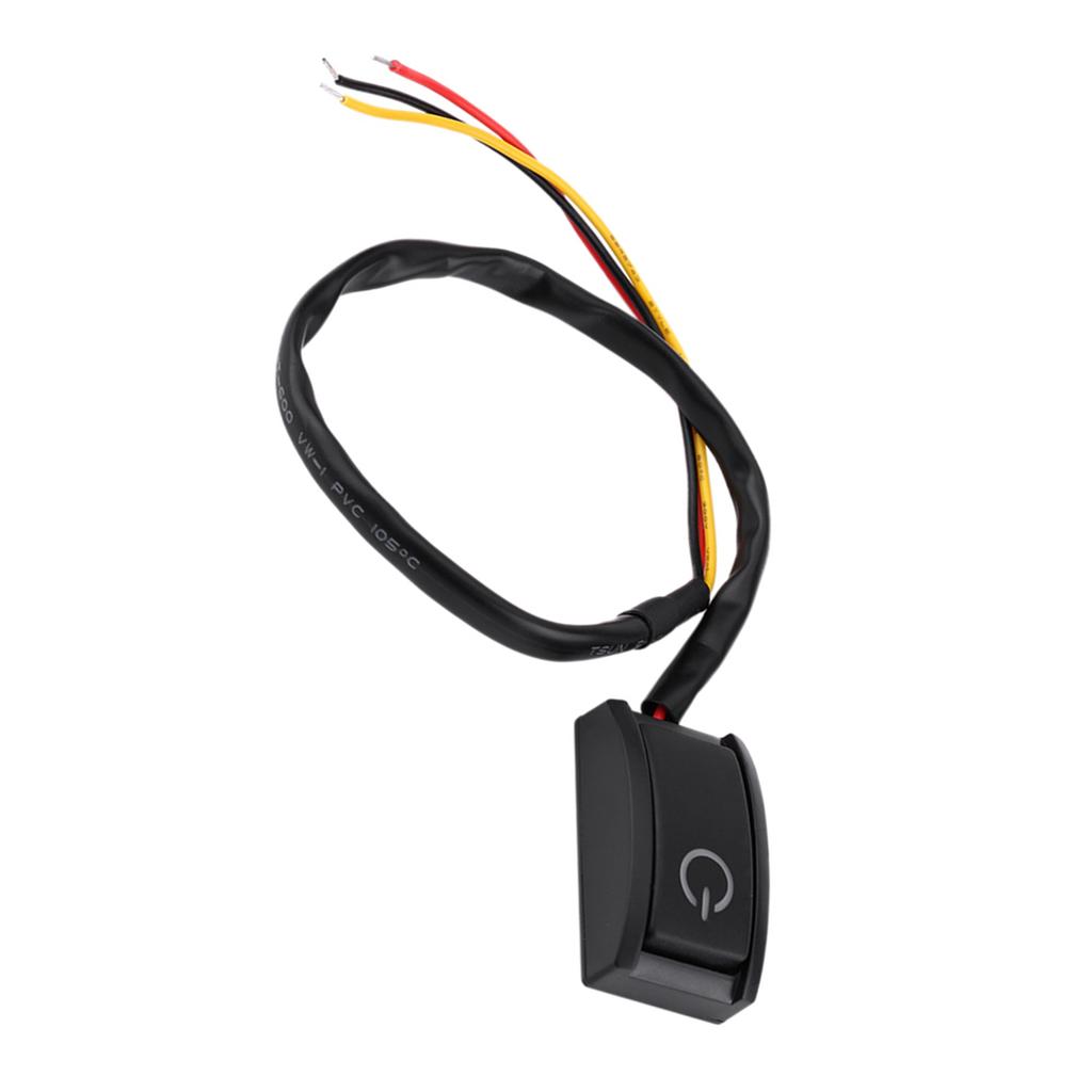 DC 12V 200mA Car DIY Switch Paste Type Sticky Button Switch ON OFF