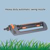 Wide Coverage 19 Hole Oscillating Sprinkler Heavy Type Rotating Lawn Sprinkler Head For Even Garden And Yard Watering