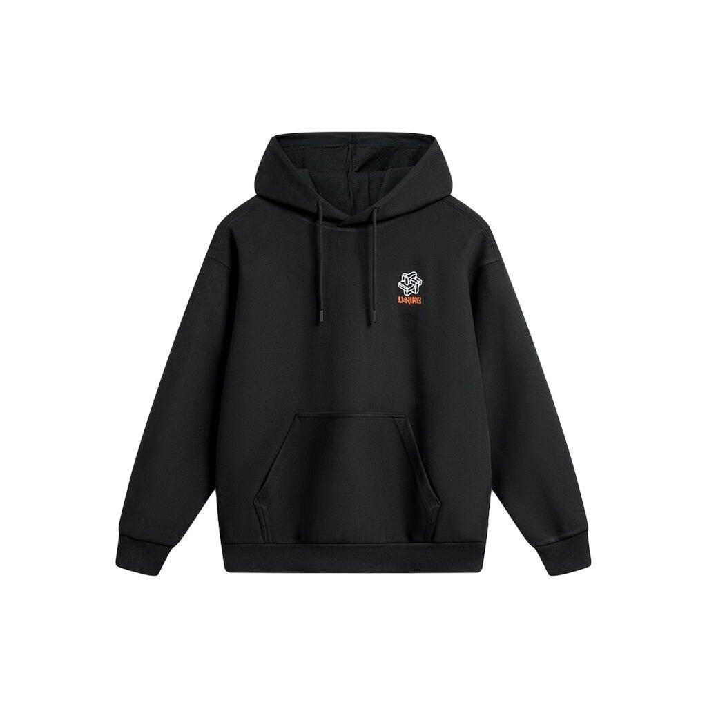 Li-Ning Chinese Culture Series Graphic Print Pullover Hoodie Men Hoodies AWDT899-3