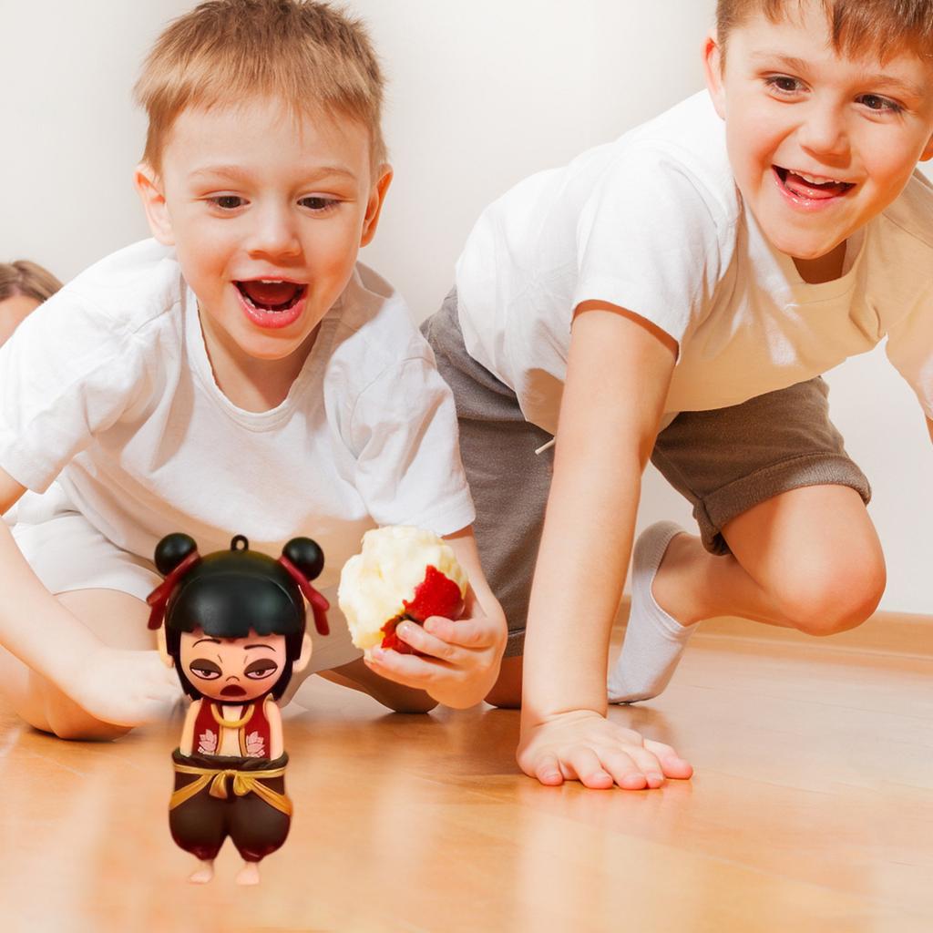 Press To Change Face Fun Toy Cute Anime Cartoon Character Shaped Ornaments, Toys, Children's Gifts, Decorative Ornaments