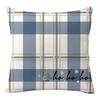 Home Decor Merry Christmas & Snowy Winter Pillows Pattern Cushion Cover Suitable For Sofa Bedroom Car Pillow Cover