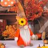 Fall Gnomes Decoration Swedish Gnomes Ornaments with Maple Leaf Thanksgiving