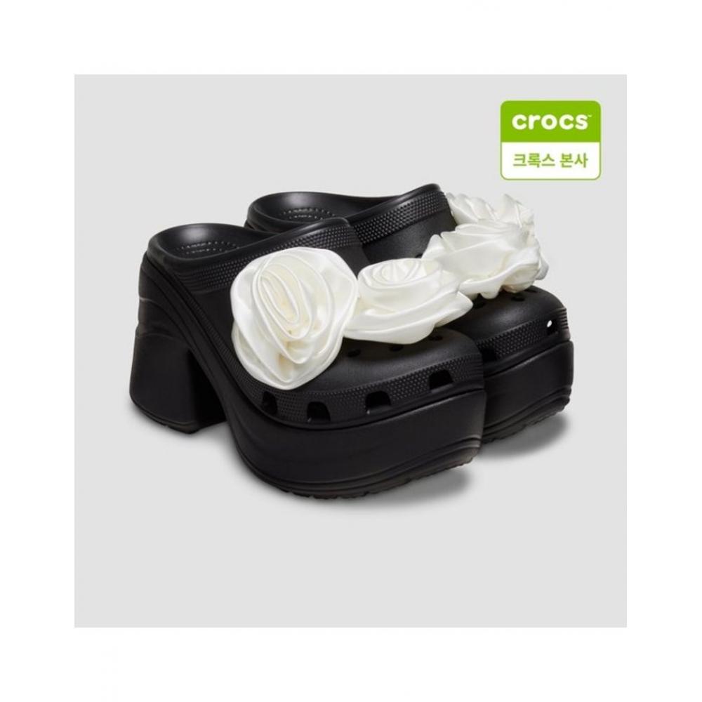 

Crocs Unisex Siren Rosette Clog 210367 001 001 black/M6W8