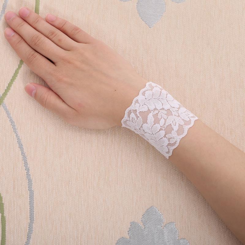 Summer Thin Lace Wrist Support - Women's Breathable Scar Cover Tattoo Sun Protection Gloves