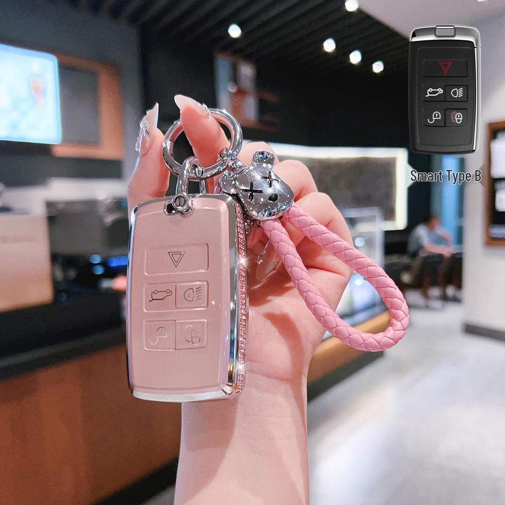 Land Rover Schlüsseletui für Evoque, Defender 110, Discovery 4, Range Rover Sport 5, Velar, SVR Autoschnalle