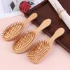 1Pc Hair Brush Women Massage Bamboo Combs Anti-Static Detangling Reduce Hair Loss Styling Tools