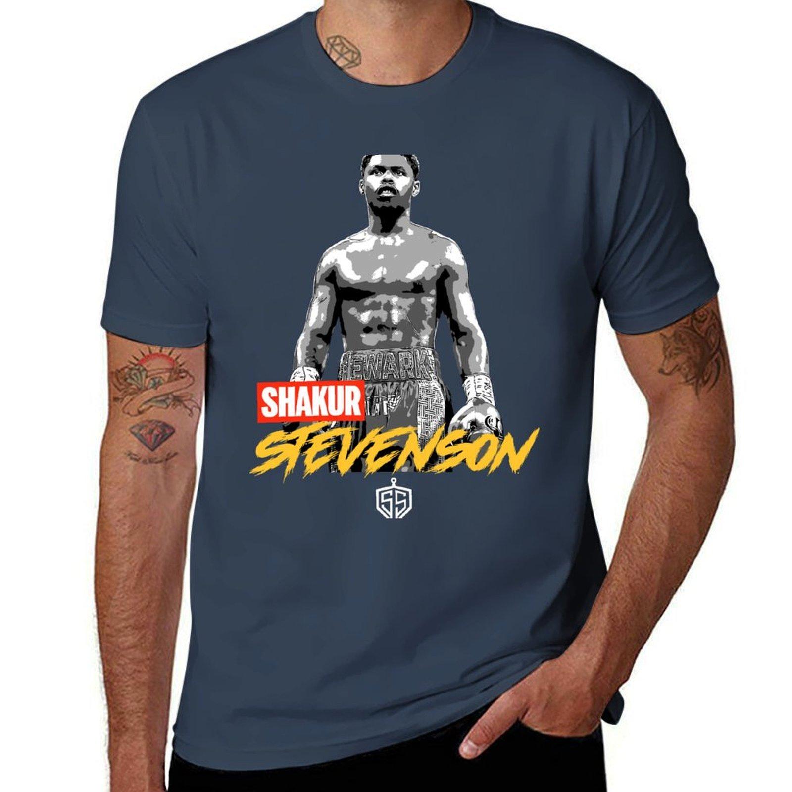 Shakur Stevenson Tshirt Street Art Print Tee Shirt S