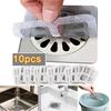 10-20Pcs Disposable Shower Drain Cover Mesh Hair Catcher Floor Drain Sticker Sink Filter Strainer For Bathroom Kitchen Bathtub