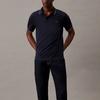Calvin Klein Slim Fit Casual Comfortable Ribbed Knit Polo Shirt Men Tops Navy-Blue K10K112751-CHW