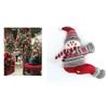 Nuovo Natale Babbo Natale Alce Finestre Cartone Animato Bambola Tenda Decor Buon Natale Decorazioni Casa Natale