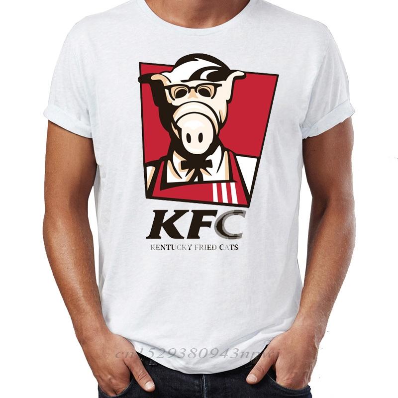 Hip Hop Men Tshirts Alf Life Form Melmac Awesome Artwork Drawing Printed Street Guys Tees Swag 100 Cotton Camiseta