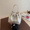 Oxford String Simple Bucket Bow CHAINS Exquisite Bags for Women 2026 New Solid Color High Quality Commute Women's Handbags