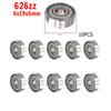 10pcs Miniature Bearings 685zz 608z 625ZZ Silent Small Bearing Deep Groove Mini Ball Bearing Carbon Steel for Skateboard Scooter