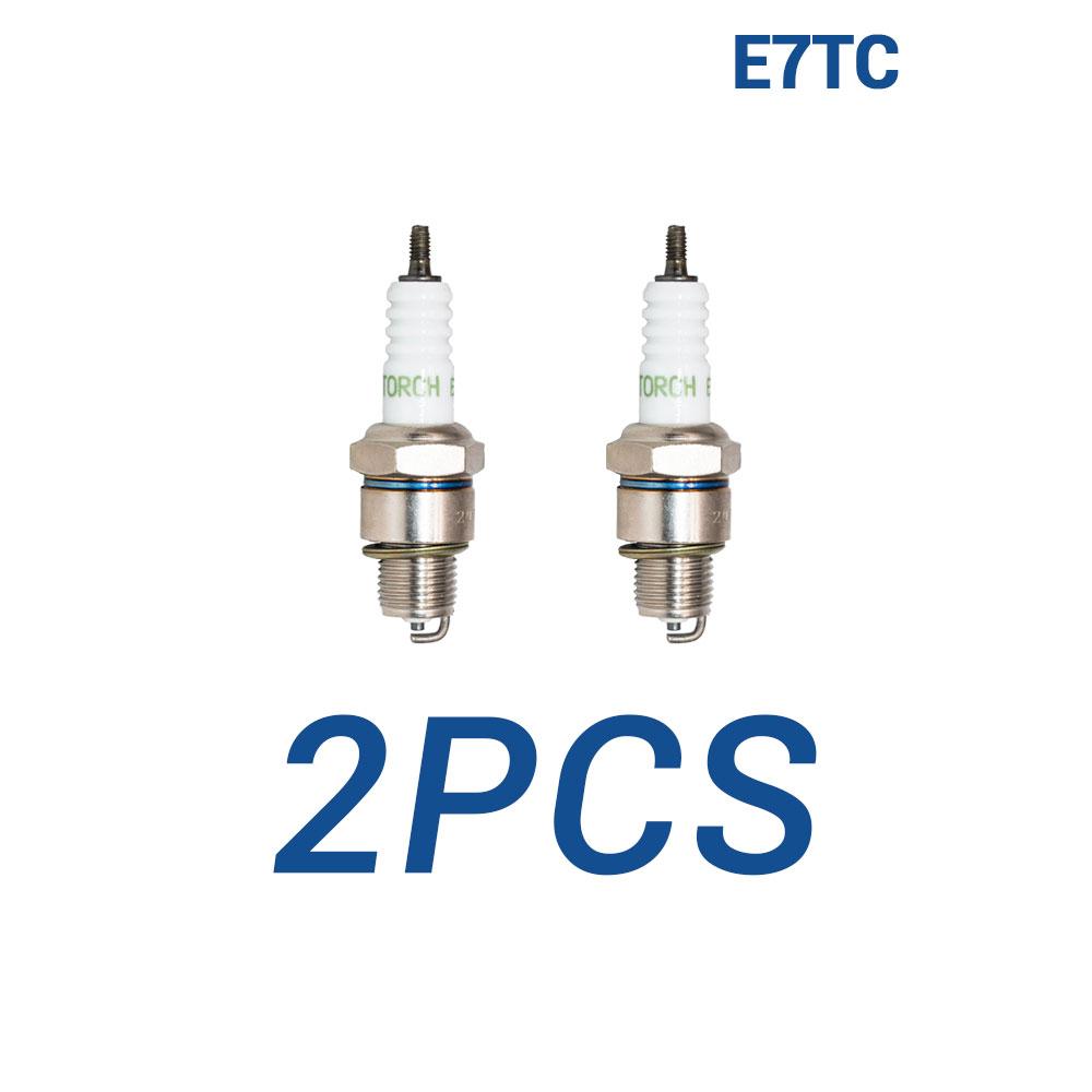 

2-8PCS Spark Plugs Torch E7TC replace for Candles 5111/BP7HS W22FP W22FP-U W22FPUS FLAT 603302211 TOYOTA 90098-22515 2 pieces E7TC