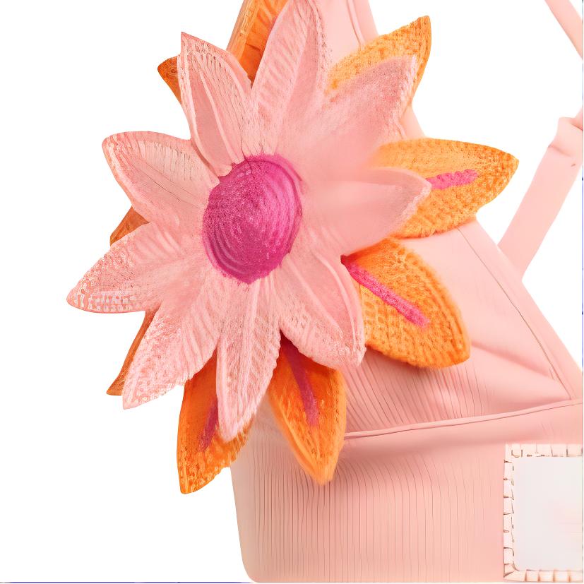 adidas Originals Summer Glow Bequemer Weicher Hautfreundlicher BH Damen Unterwäsche Hellrosa Funkelnd KC0761