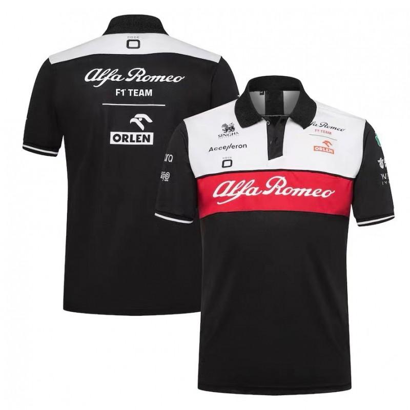 Mens Polo-Style Cycling Jersey Soft Breathable Quick-Dry Outdoor Sport Shirt Ride