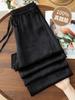 Women's 100% Acetate Satin Wide-Leg Pants - Sun Protection, Ice Silk, Anti-Wrinkle, Cooling, Straight-Leg.