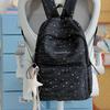 Schoolbag Korean Sweet Ins Wind Junior High School College Student Schoolbag Niche Fashion Backpack Women's Leisure Travel Backpack