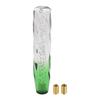 TUCKBOLD Car Shift 25cm Front Shift Lever Universal for Automatic and Manual Acrylic Clear Green with 2 1 Set Knob, Knob, Cars, Adapters,