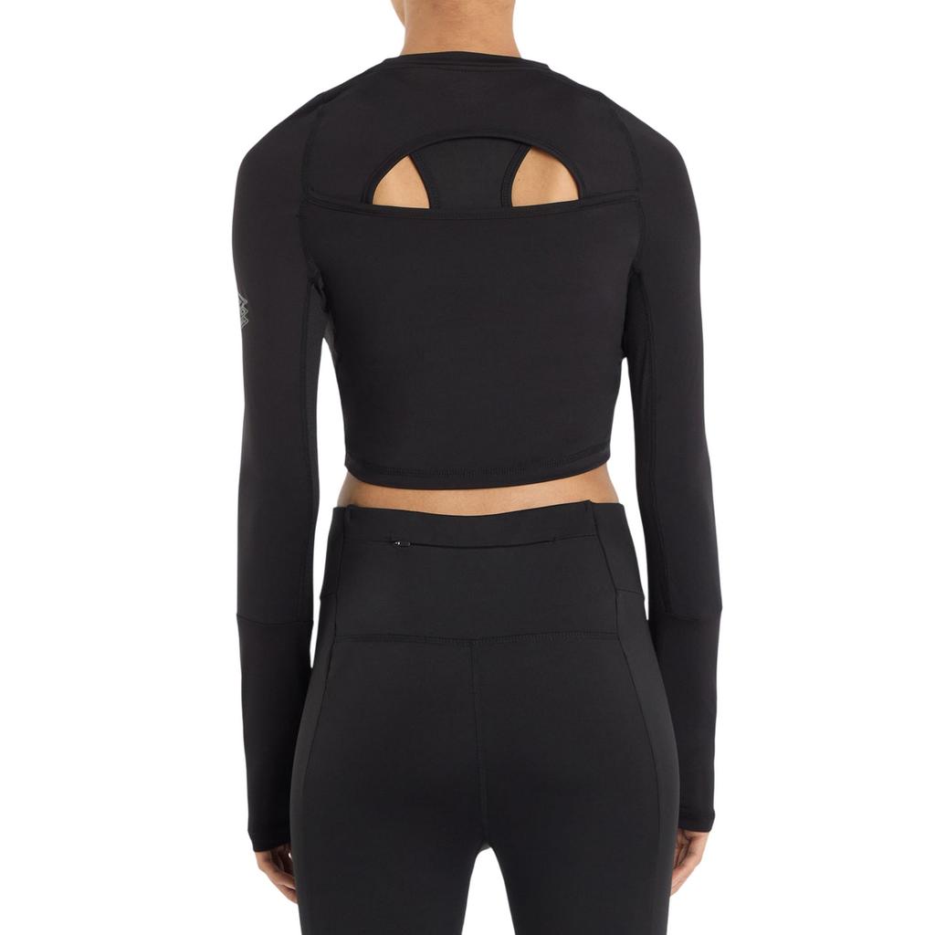Umbro Womens/Ladies Pro Training Long-Sleeved Crop Top